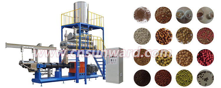 fish feed extruder machine 