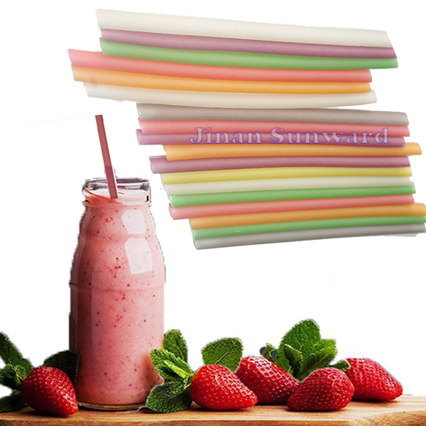 strawberry flavor drinking straw