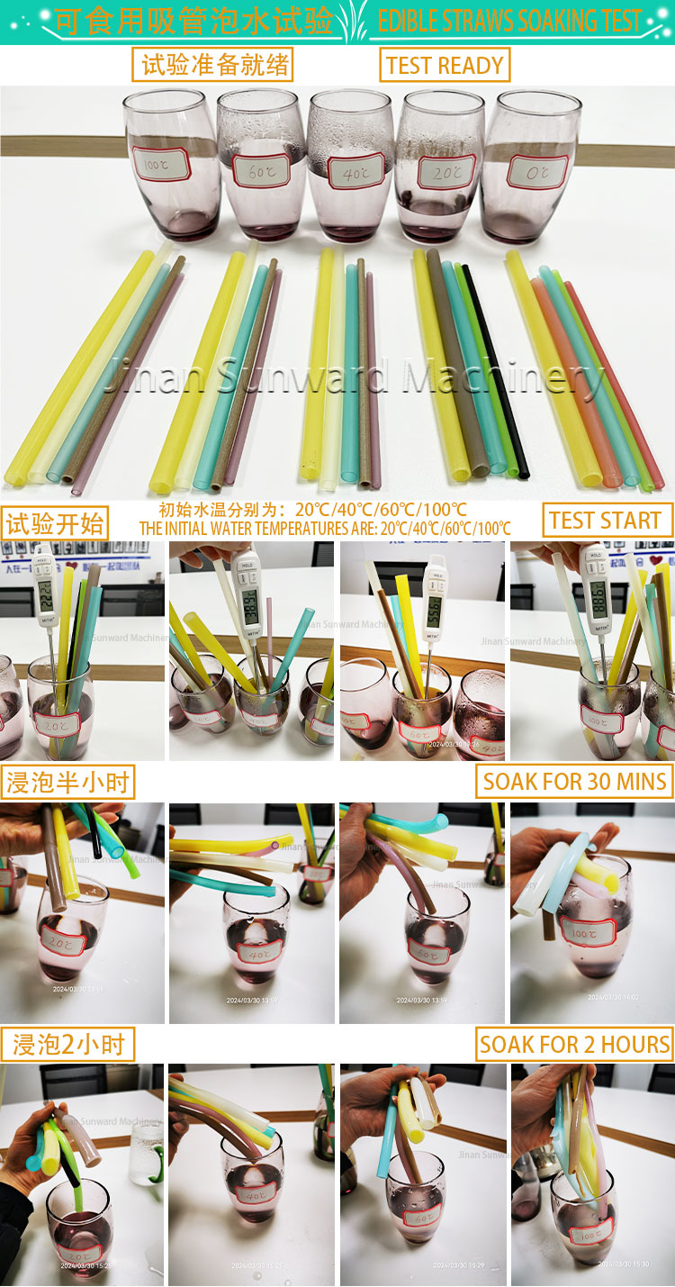 edible rice straws testing